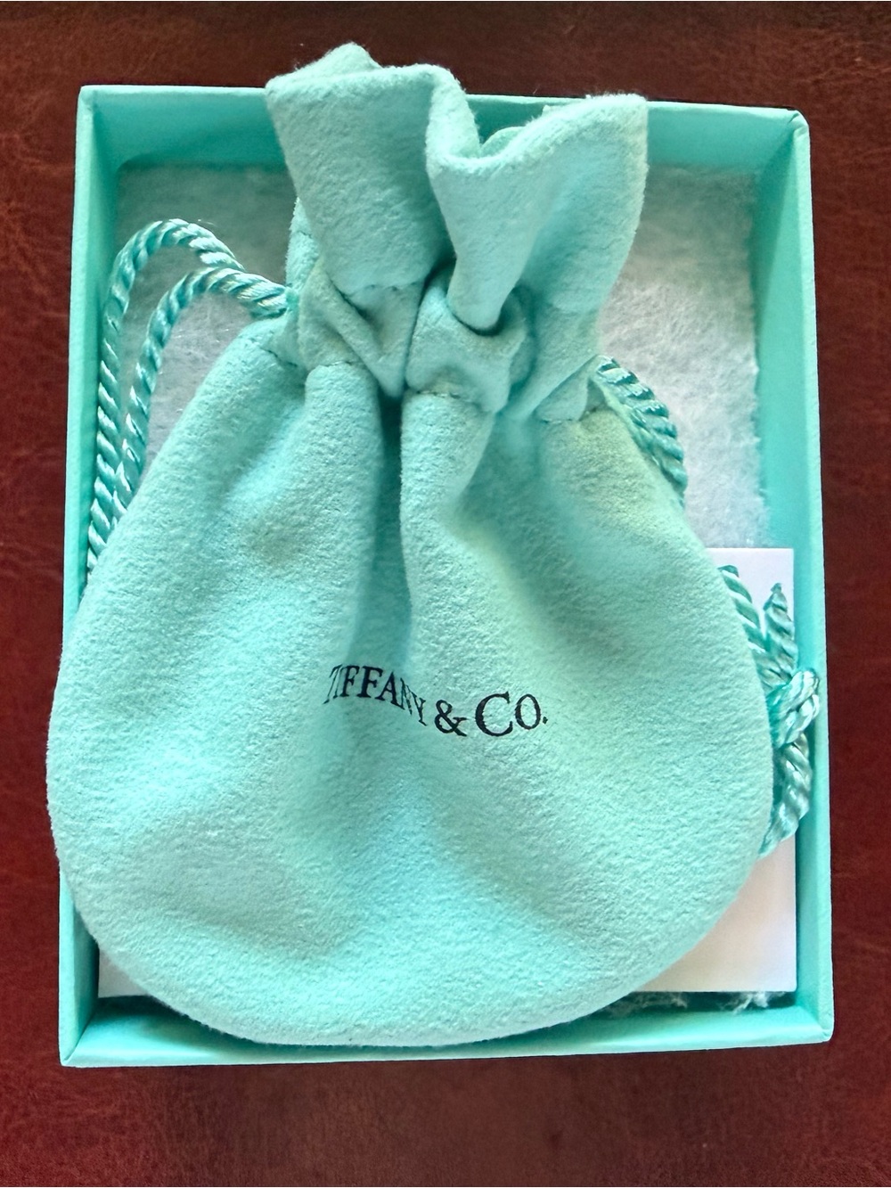 Tiffany & Co. Sterling Silver Open Circle Pendant Necklace with Blue Pouch - Picture 5 of 7